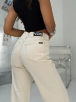 LUCY                                                                                    wide leg con brillo color natural - Imagen 3