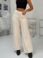 LUCY                                                                                    wide leg con brillo color natural - Imagen 4