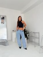 VALE baggy con regulador y brillos