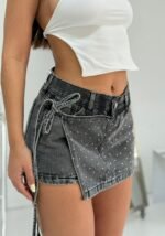INES  short pollera con tiras - Imagen 4