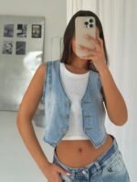 SARA  chaleco con brillo - Imagen 5