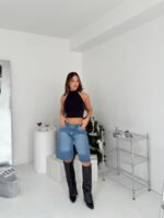 BELINDA bermuda con brillo