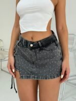 INES  short pollera con tiras