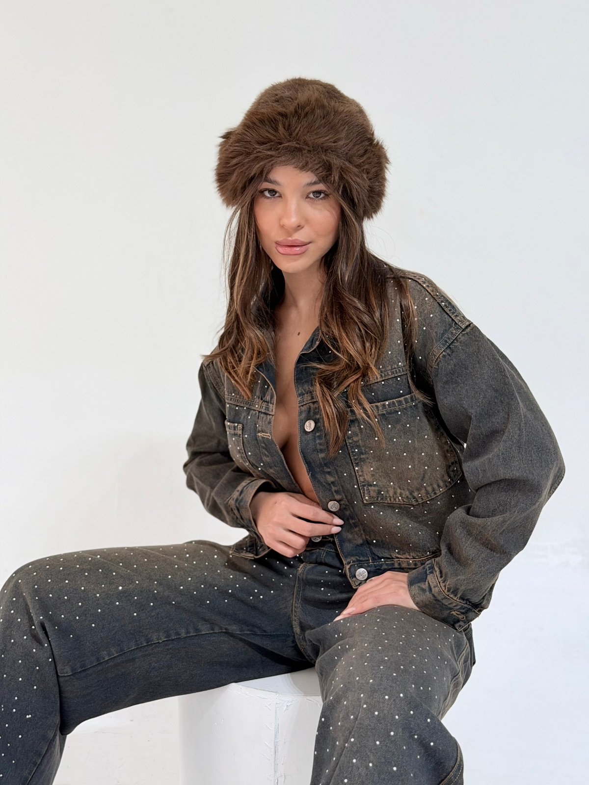 99b2f23c-3c0d-47fe-b636-49a239a7d273 DULCE campera con brillo - Imagen 1