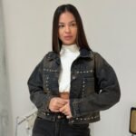 MEGAN campera con tachas